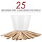 2 Oz (60 ml) Liquid Measuring Cups - Plastic Graduated Cup (50 Pack) with 25 Sticks - Reusable Mixing Cups for Paint, Craft, Kitchen, Lab, Medical Supplies, Epoxy Resin, Art